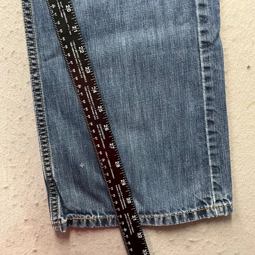 Levis 527 Slim Bootcut Jeans Mens 38x32 Blue Denim Pants 05527-0239